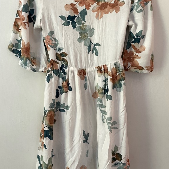 White Birch white and green Floral Dress - Picture 4 of 6